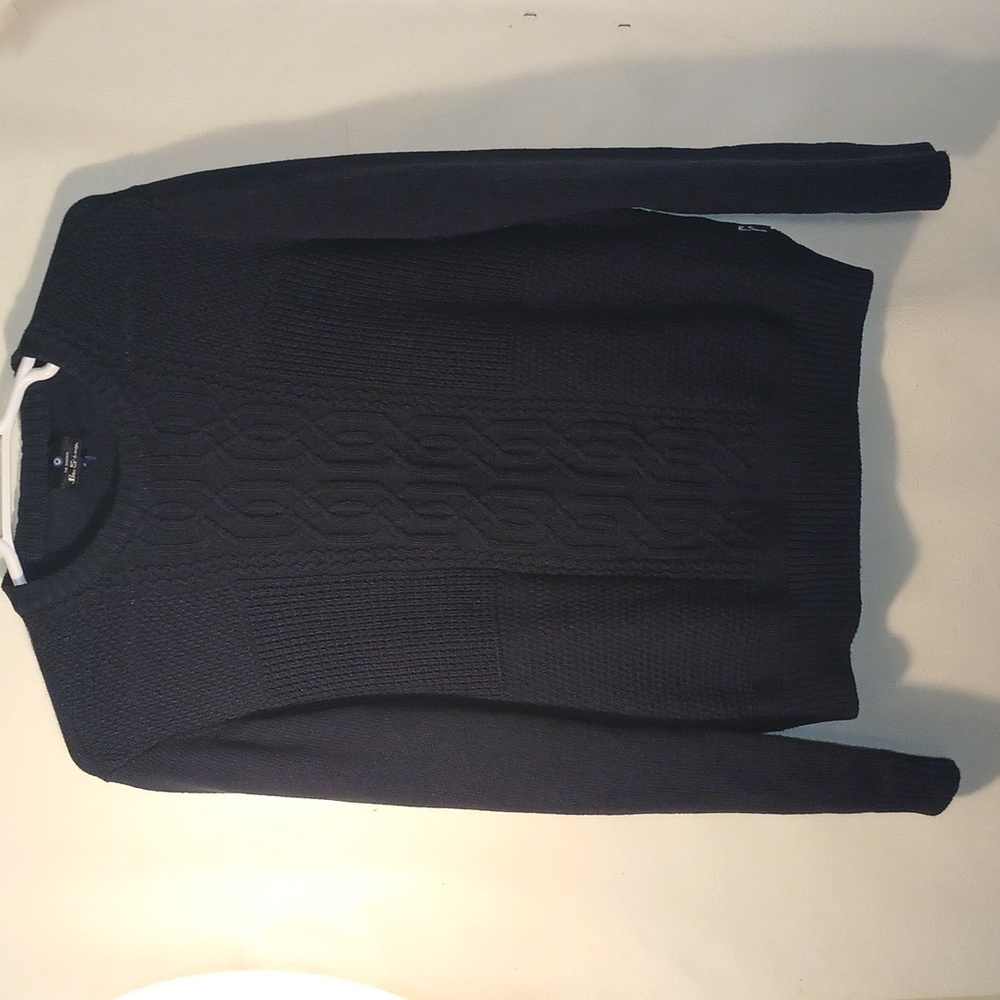 Ben Sherman Men's Cable Knit Sweater Long Sleeve Crew Neck Size XL